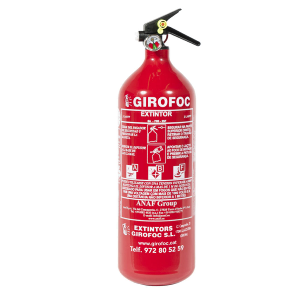 extintor 2kg escuma